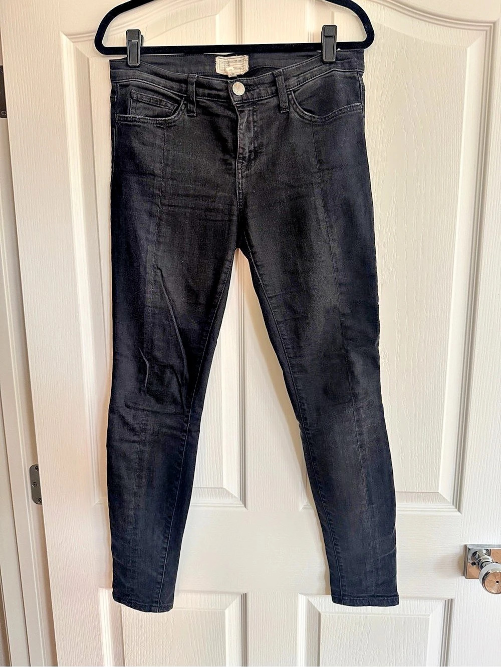 Women’s Current Elliott Black Wash Skinny Jeans Size 29